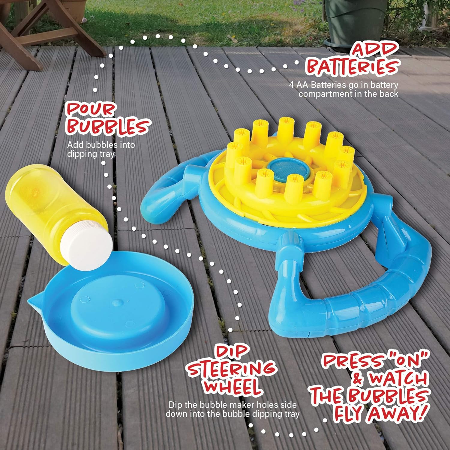 mr bubble steering wheel