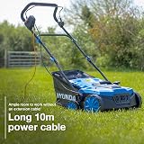 Hyundai Power 2-in-1 1600W Lawn Scarifier Aerator 36cm 45L Bag view 3