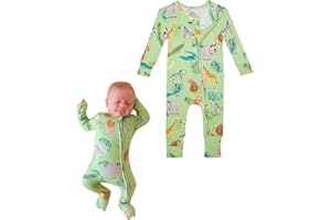 Posh Peanut Convertible Baby Sleepers - Boys Footless Baby Pajamas with 2 Way Zipper for Easy Diaper Changes