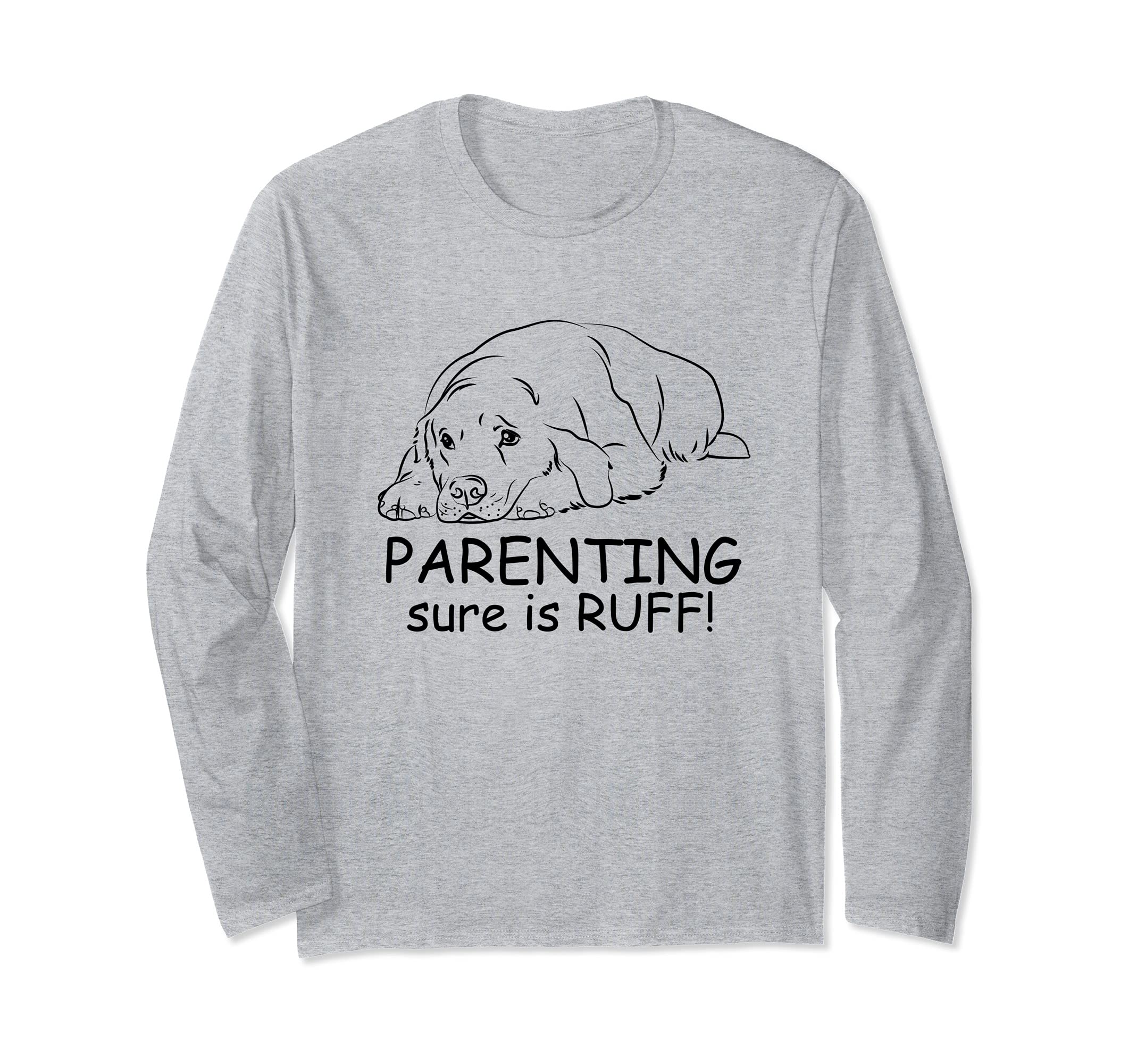 Golden Retriever Dog Love-r Cute Funny Dog Mom Long Sleeve T-Shirt