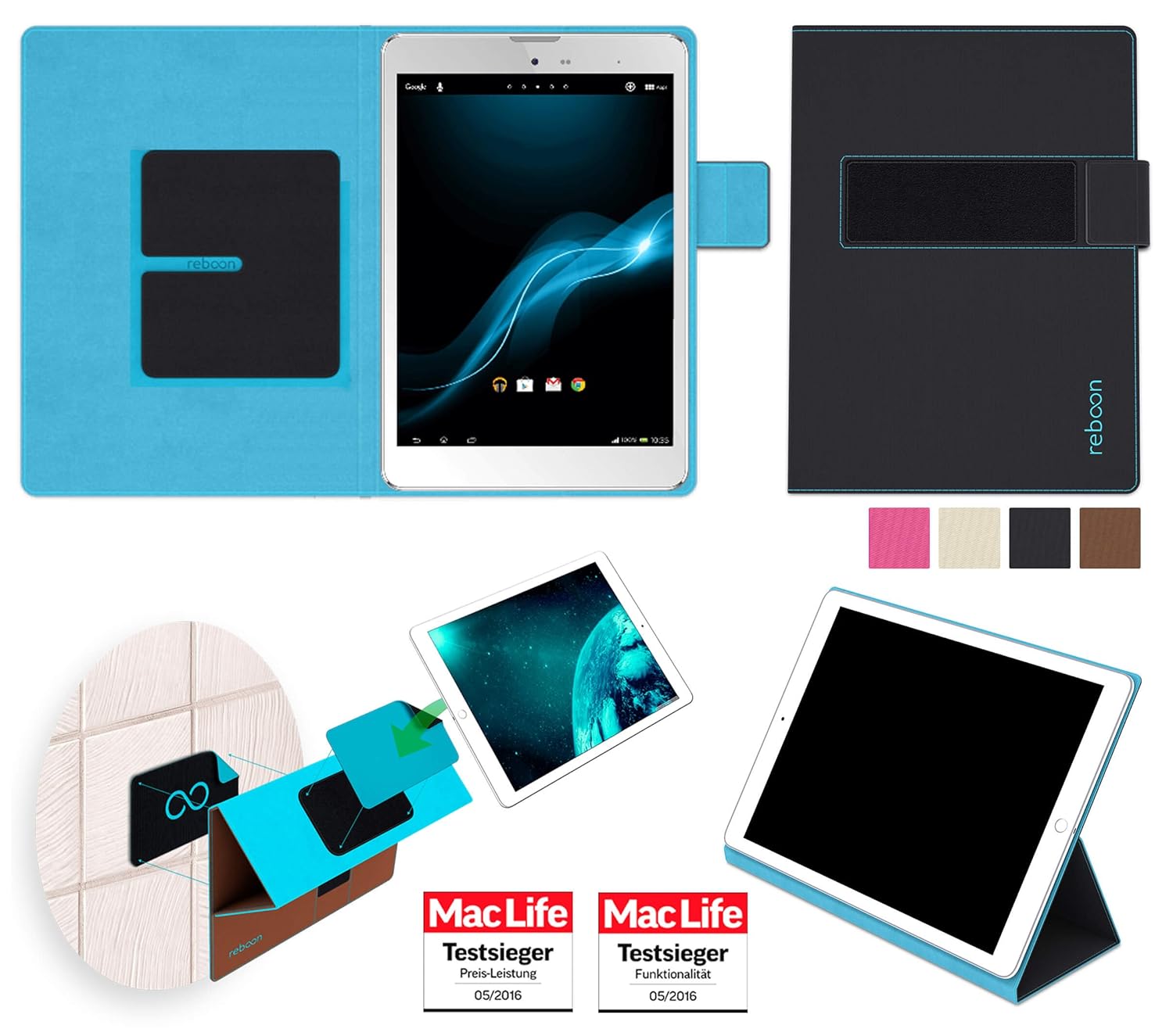 reboon Funda para Haier Mini Pad D85 | in Negro | Carcasa ...