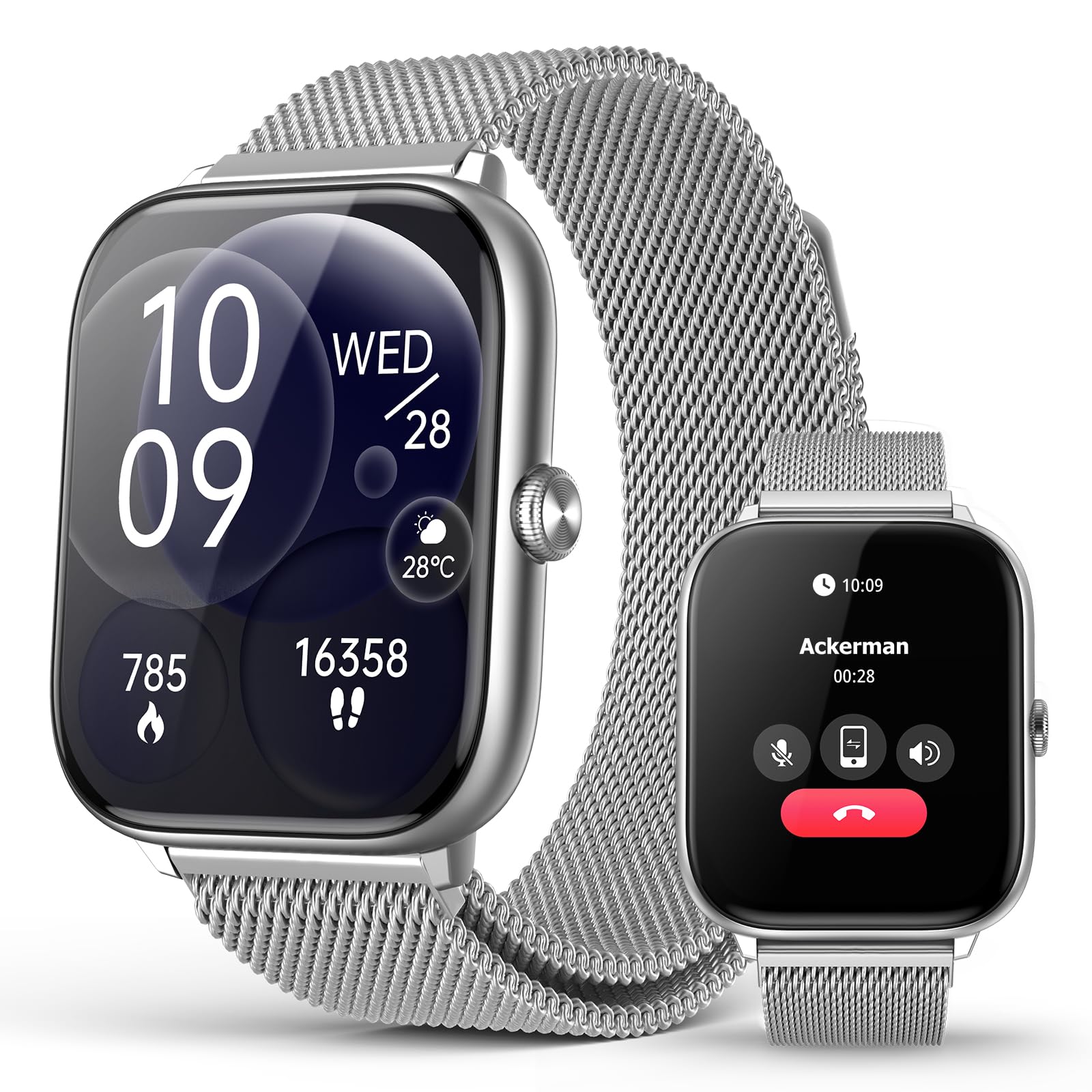 Photo 1 of 2025 2.06" AMOLED Early Sincere Smart Watches, 118 Sports Modes, Fitness Activity Tracker for Men Women, Heart Rate Sleep SpO2 and Stress Monitor, IP68 Waterproof, Compatible with Android and iPhone