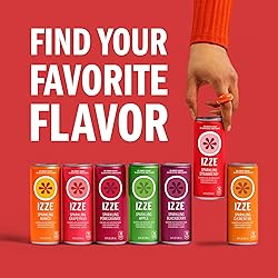 IZZE Sparkling Juice Beverage Blend, Grapefruit, No