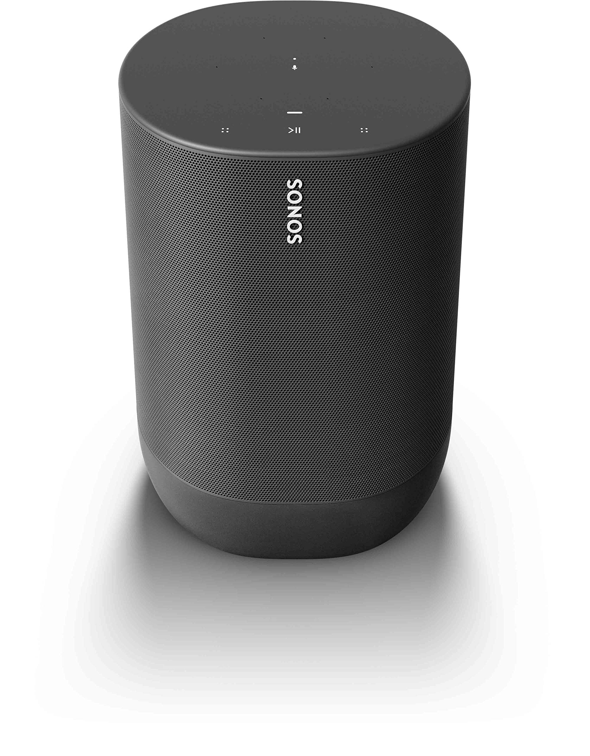 Sonos Move Batterypowered Smart Speaker, WiFi and Bluetooth with Alexa builtin Black