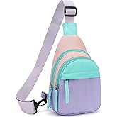 PRLINJSK Cute Sling Bag for Girls, Kids Fanny pack Teens Crossbody Bag Purse Birthday Gifts