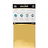 iCraft - 418561 Deco Foil Transfer Sheets, 6" x 12", Gold, 20 Piece