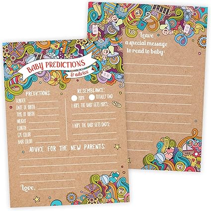 Amazon Com Baby Shower Games Advice And Predictions 35 Gender