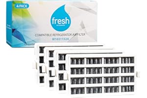 Fresh W10311524 Refrigerator Air Filter Replacement for Whirlpool, W10311524, AIR1, Maytag, Kitchenaid and Jenn-Air, FreshFlow Air Filter (4 Pack) - Whirlpool Replacement Air Filter by Mist.