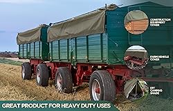 Heavy Duty Waterproof Canvas Tarp by CCS CHICAGO