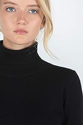 JENNIE LIU Women's 100% Pure Cashmere Long Sleeve
