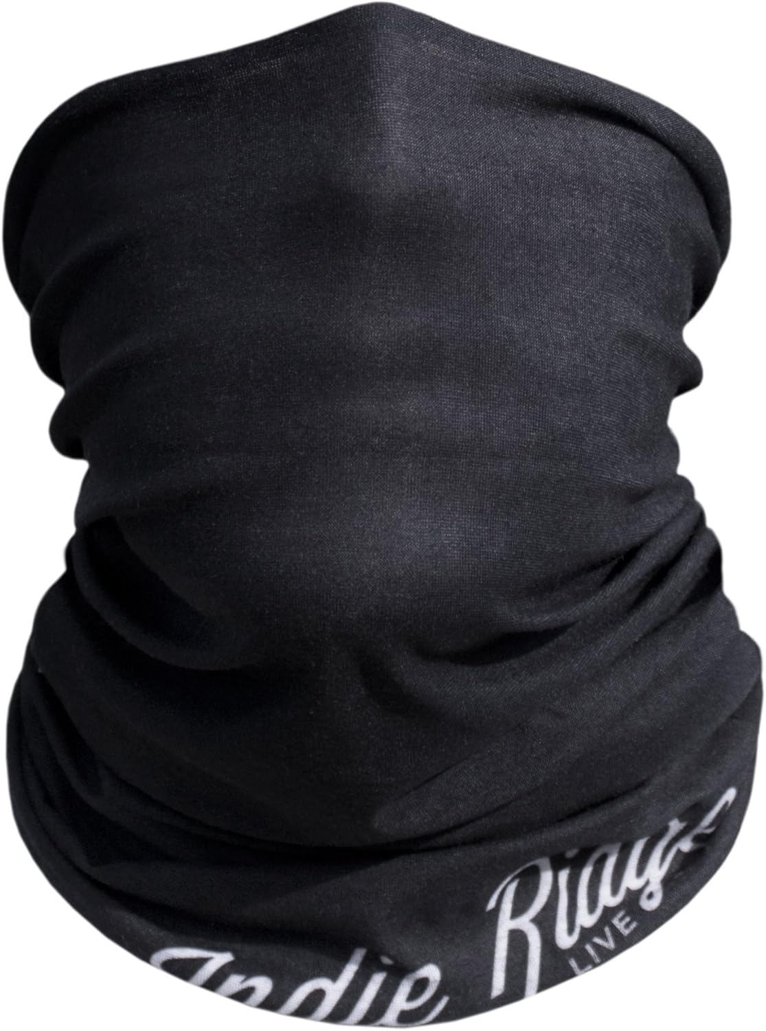 Black Motorcycle Face Mask By Indie Ridge - Dust and Wind Riding Outdoor Neck Gaiter: Clothing