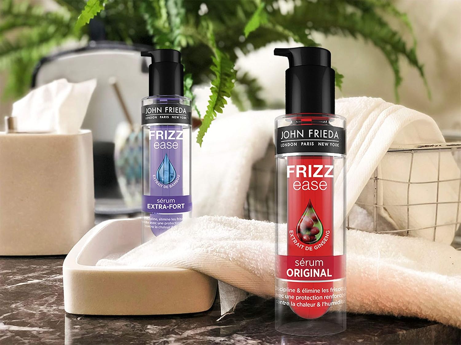 John Frieda Frizz Ease Original Serum 50ml, Hydrating Anti-Frizz Serum for Medium to Thick Hair, Original 6 Effects, 50 ml (Pack of 1) - Image 5