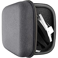 Geekria Shield Case for Large-Sized Over-Ear Headphones, Replacement Protective Hard Shell Travel Carrying Bag with Cable Sto