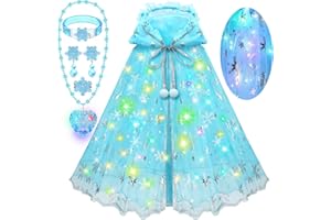BYHTTKIGM Princess Dress Up for Girls 4-6, Dresses for Girls, Led Light Up Toys for 3 Year Old Girls Christmas Brithday Gifts