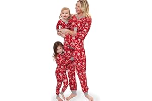 HonestBaby Family Matching Holiday Pajamas 100% Organic Cotton for Men, Women, Kids, Toddlers, Baby Boys, Girls, Unisex, Pets