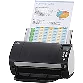 Fujitsu fi-7160 document scanner, duplex, 8.5 x 14 in, ADF 80 sheets, USB 3.0, black