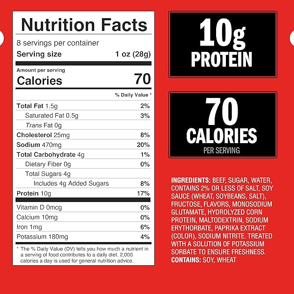 JACK LINK’S BEEF TENDER BITES, TERIYAKI, HALF POUNDER BAG – FLAVORFUL MEAT PROTEIN SNACKS FOR LUNCHES, 10G OF PROTEIN AND 70 CALORIES, MADE WITH PREMIUM BEEF, KETO, PALEO & CARNIVORE DIET READY