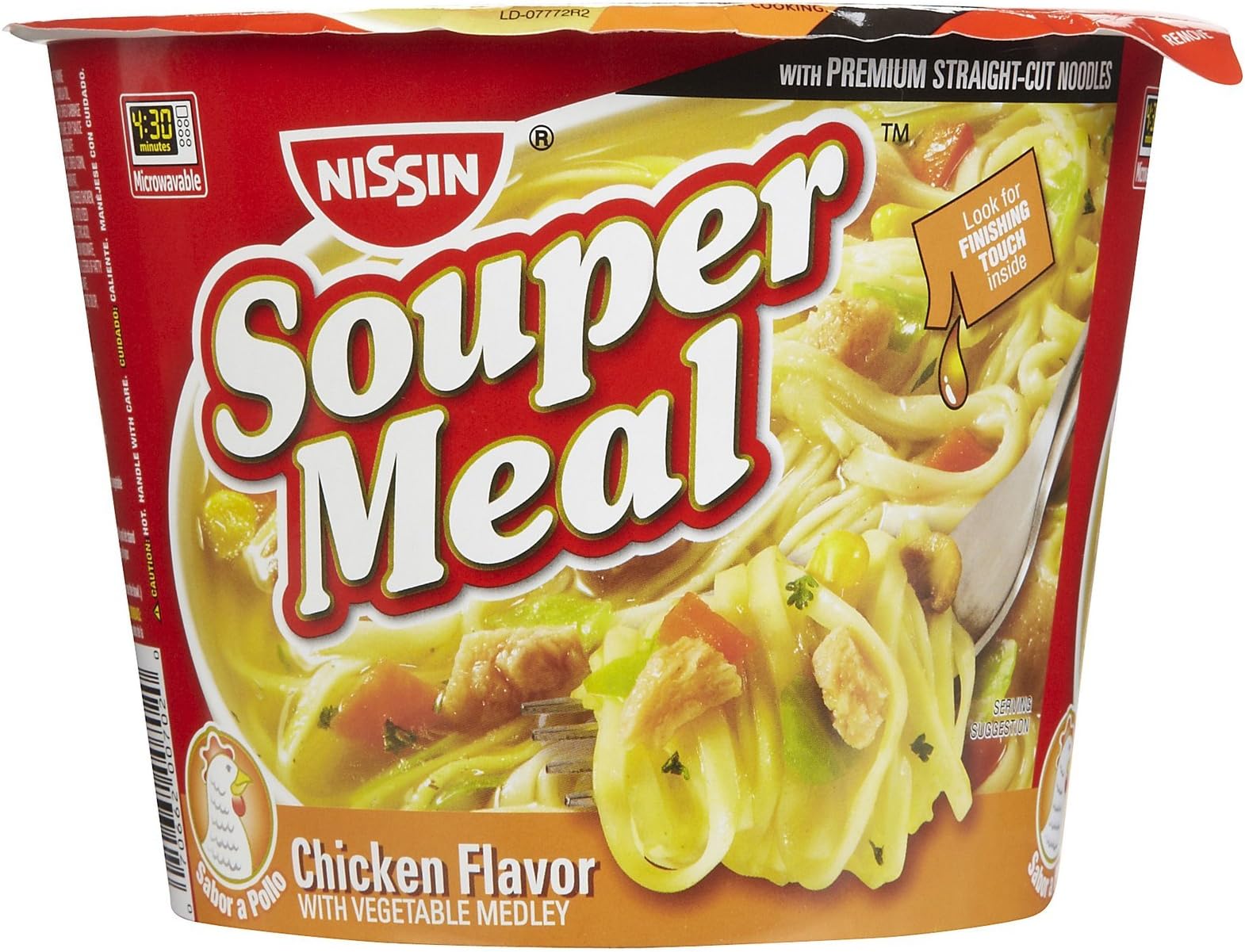 Nissin Souper Meal Chicken w/ Vegetables, 4.3 oz, 12 ct