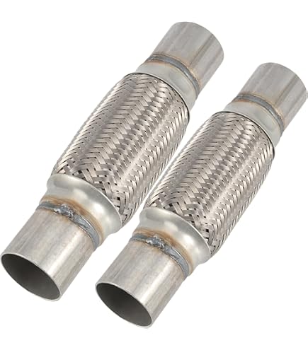 2.25" Exhaust Flex Pipe 2.25" X 12" Heavy Duty Stainless