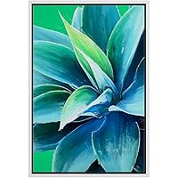 SIGNWIN Framed Canvas Wall Art Tropical Succulent Plant Canvas Prints Home Artwork Decoration for Living Room,Bedroom - 16x24 inches