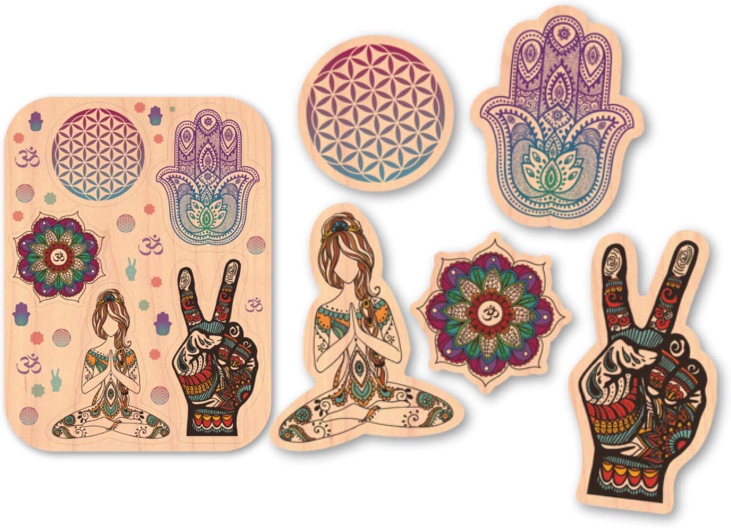 bohemian mini aesthetic stickers cute waterproof sticker pack for phone