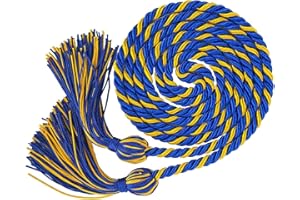 GraduatePro Graduation Honor Cord with Tassel 68" Long for Bachelor Gown Master Doctoral Royal Gold