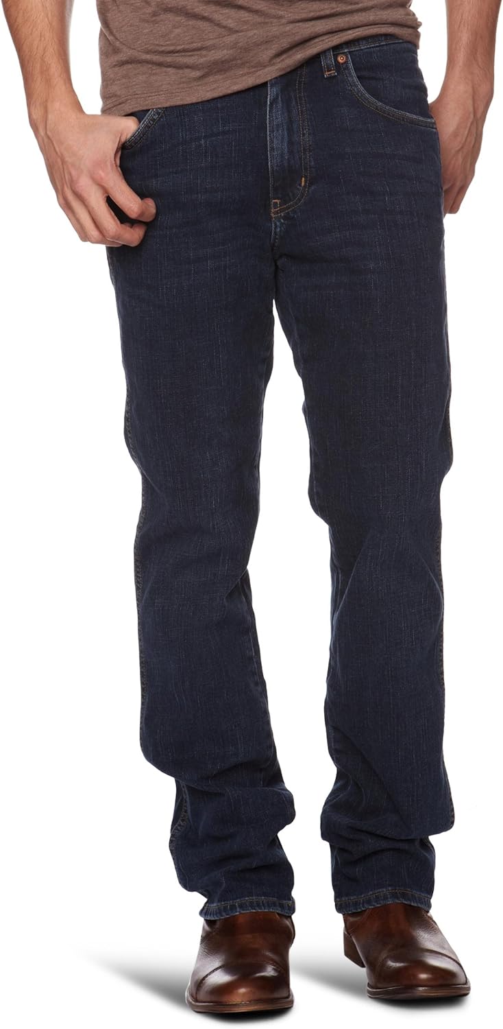Wrangler Arizona Stretch IL Straight Men's Jeans Indigo Linen W30