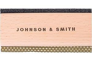 Johnson & Smith Sweater Comb - Double Sided Sweater Shaver Lint Scraper - Easy Grip Cashmere Comb - Multifunction Fabric Clothes Shaver Cashmere Pill Remover - Travel Pilling Remover Brush with Pouch