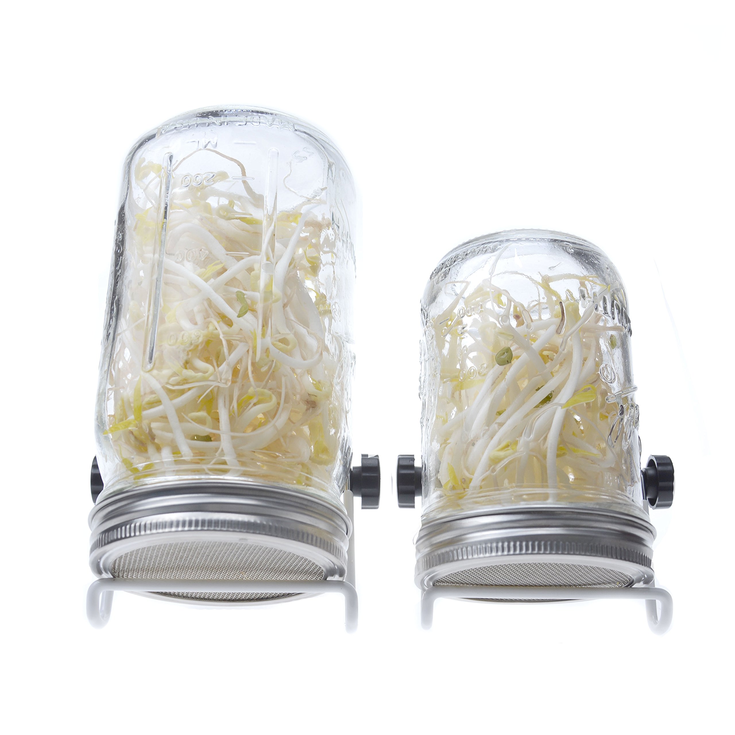 Sprouting Kit For Wide Mouth Mason Jars Stainless Steel Sprouting