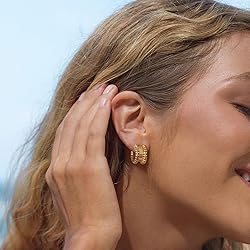 Dremmy Studios Gold Hoops Earrings 14K Gold Filled