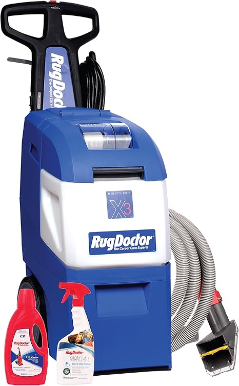 Amazon Com Rug Doctor Might Pro X3 Family Pack Commercial Carpet Cleaner Consumer Pet Blue Home Kitchen