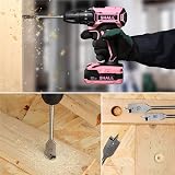 Shall 8-Piece Wood Spade Drill Bit Set 1/4 Inch Hex Shank Ø6-32 mm Pouch view 6