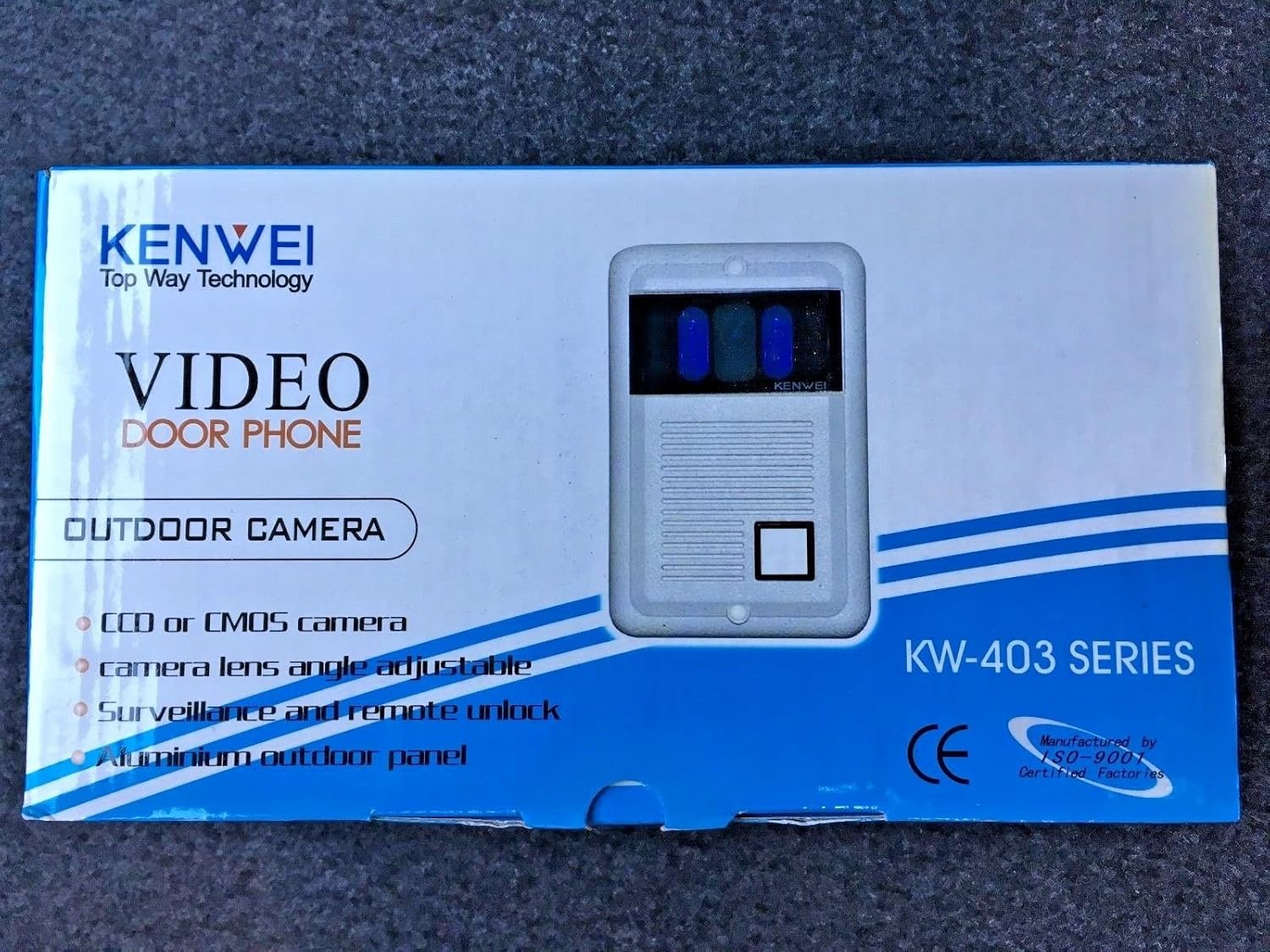 Amazon Com Kenwei Video Access Control Kw 403f B W Vandalproof Camera For Video Intercoms Camera Photo