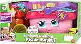 LeapFrog Shapes & Sharing Picnic Basket Educational Toy Pink 16 Pieces view 7