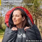 Trail Outdoor Leisure Trail Envelope Sleeping Bag Snug Hood 3 Season 190x75 view 5