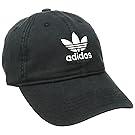 adidas Women's Originals Relaxed Fit Cap, One Size, Black/White