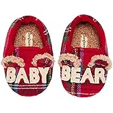 Dearfoams Baby & Kids' Bear Matching Family Slipper Christmas Gifts