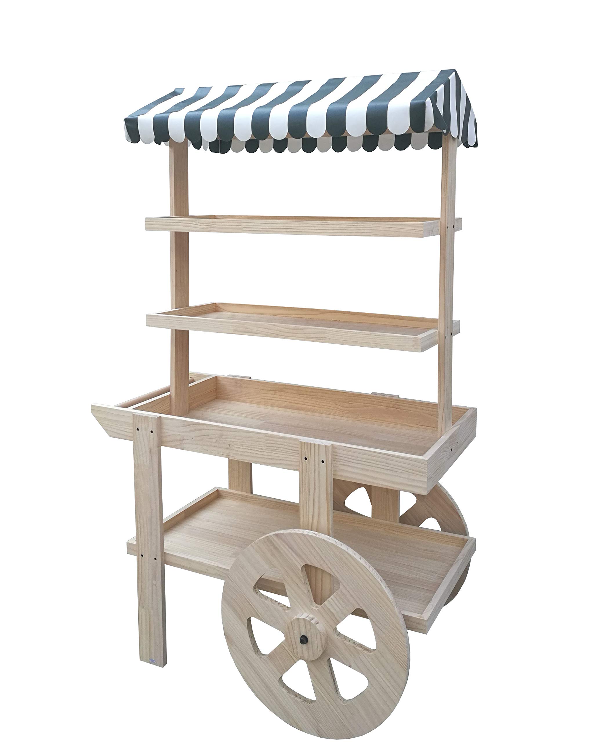 Buy FixtureDisplays Flower Cart Vending Cart Farmers Market County Fair