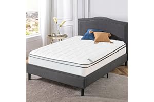 Continental Mattress, 10-Inch Meduim Plush Eurotop Pillowtop Innerspring Mattress, Twin