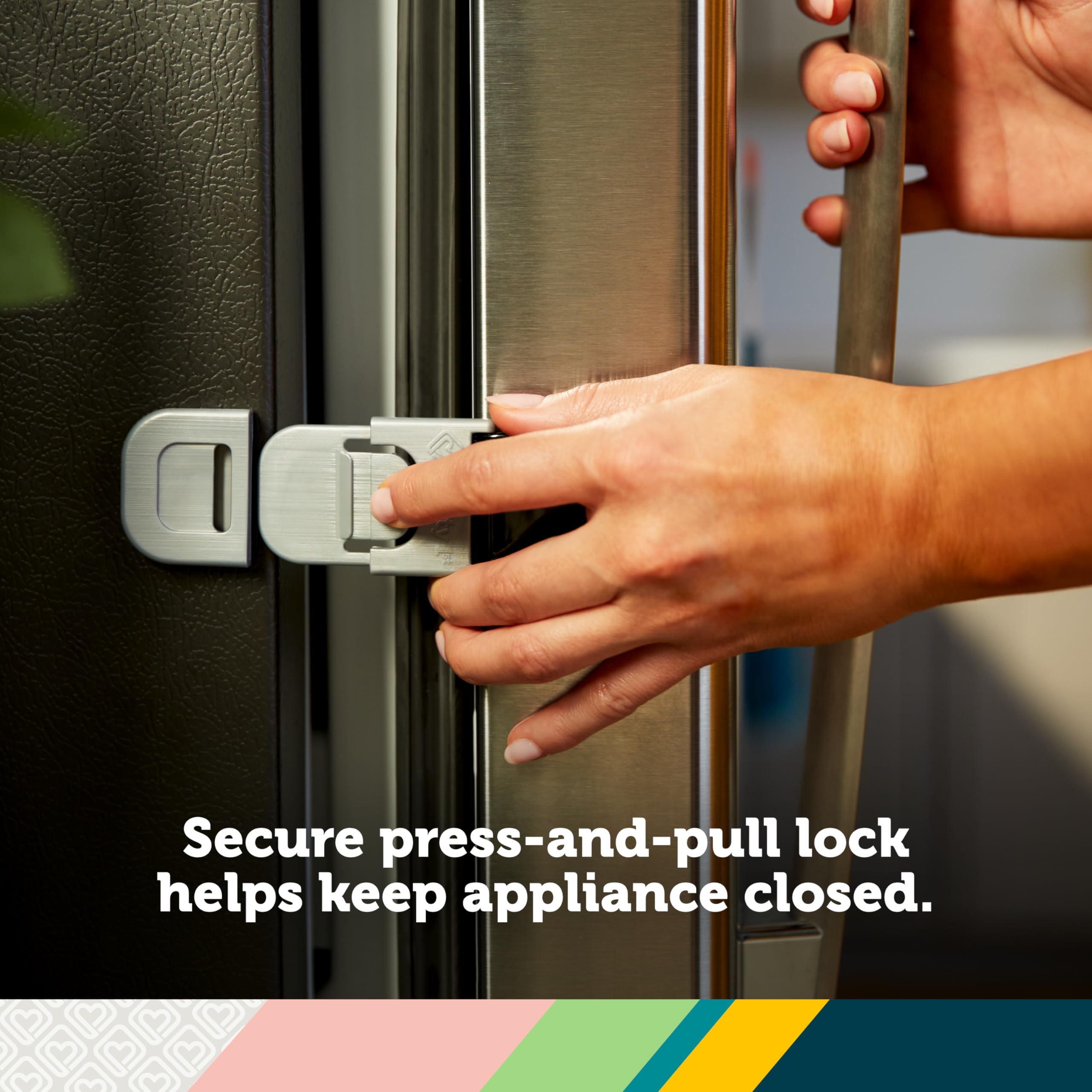 Safety 1st Multi-Purpose Plastic Appliance Lock Decor, 2-Count (Packaging May Vary)
