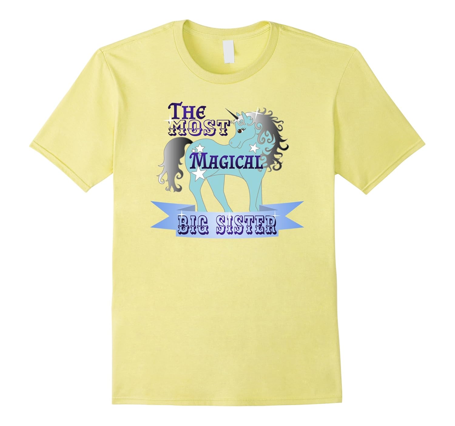 MOST MAGICAL BIG SISTER GIFTS T SHIRT Cute Unicorn Horse Tee-ANZ