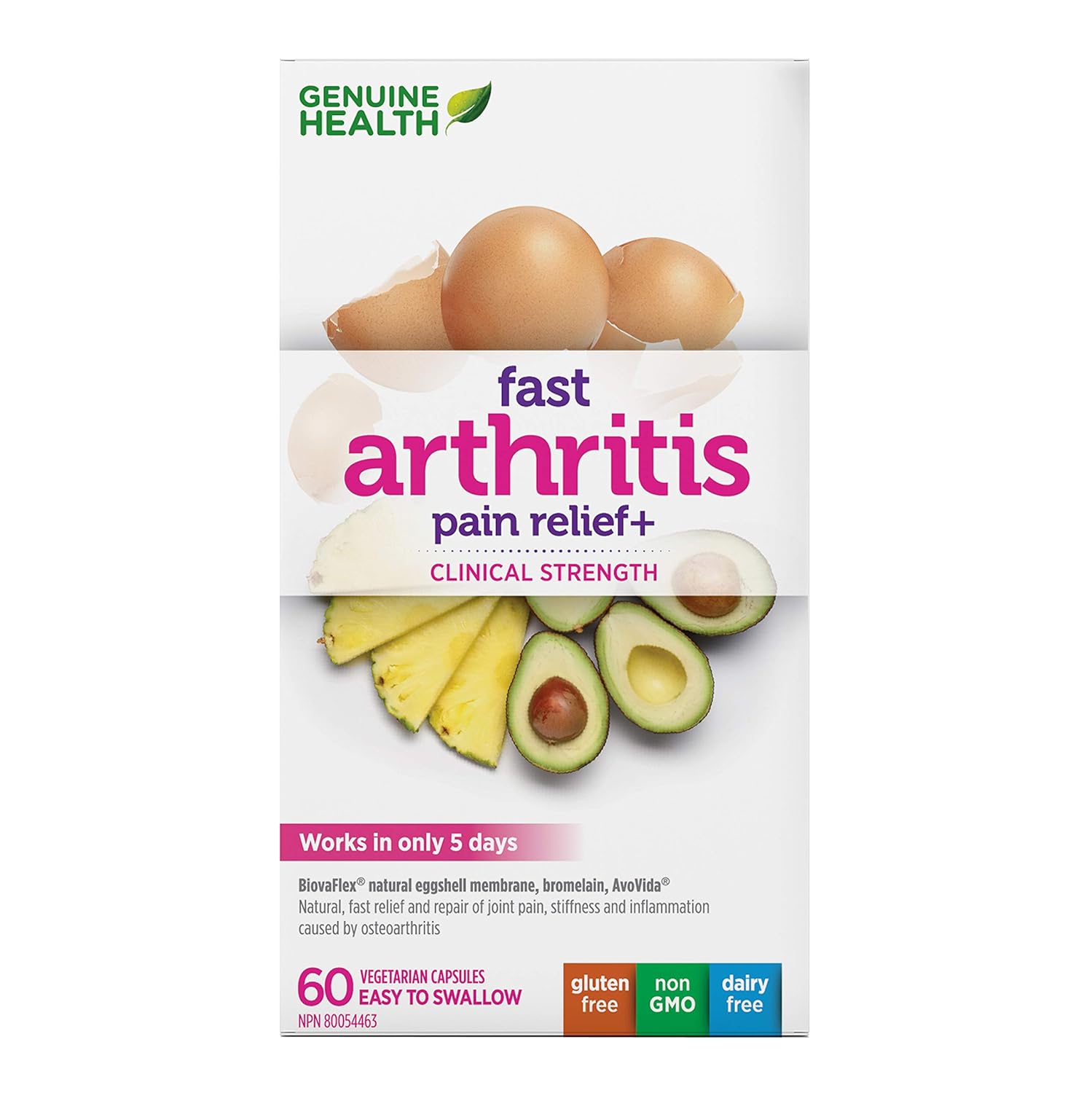 fast arthritis relief+ With NEM Natural Eggshell Membrane
