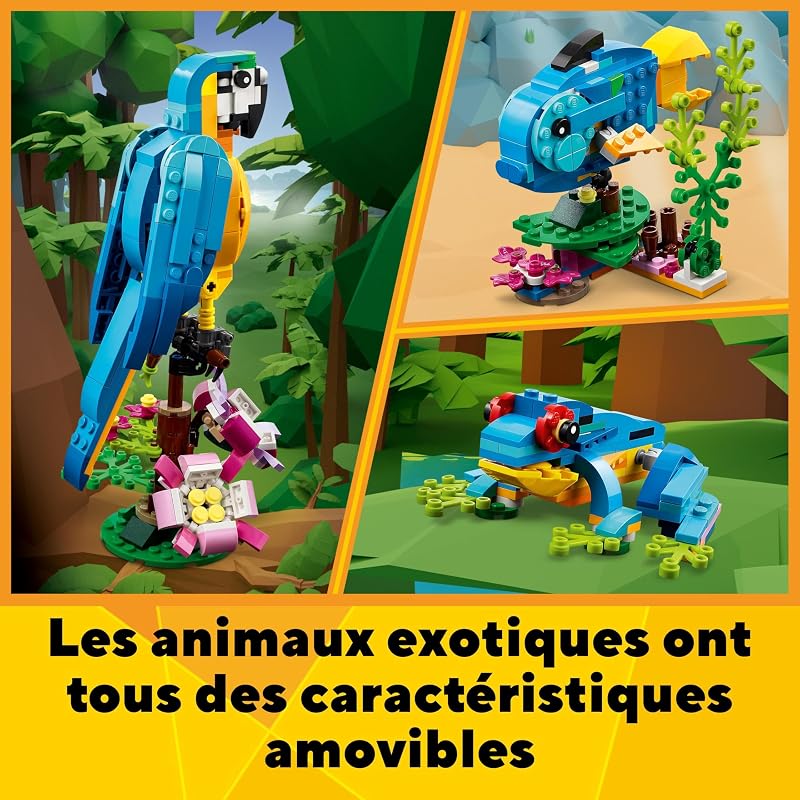 Creator 3-en-1 Le Perroquet Exotique 31136