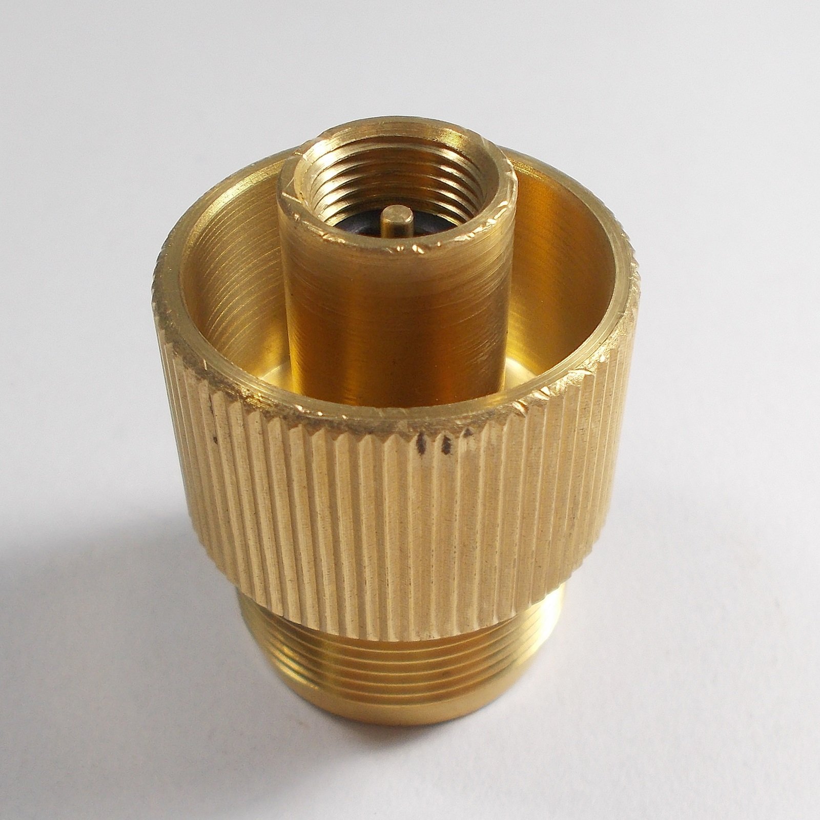 GAS ADAPTER CONVERTER FS02,120 UNEF,7/1628NS For ColeMan,BernZomatic