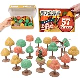 Dirt Cheap Dungeons - Autumn-Hued Forest Terrain Kit | Modular &amp; Customizable | Injection-Molded for Superior Durability | TTRPG Accessories for D&amp;D, Daggerheart, &amp; Tabletop Gaming