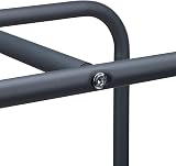 Relaxdays Firewood Rack Steel Anthracite Log Storage Indoor Outdoor 150x40cm view 4