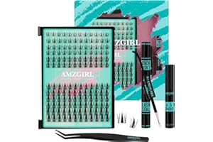 Manga Lash Clusters Kit 144PCS Fairy Eyelash Extension Kits with Lash Bond and Seal, Fake Eyelashes Clusters with Invisible E