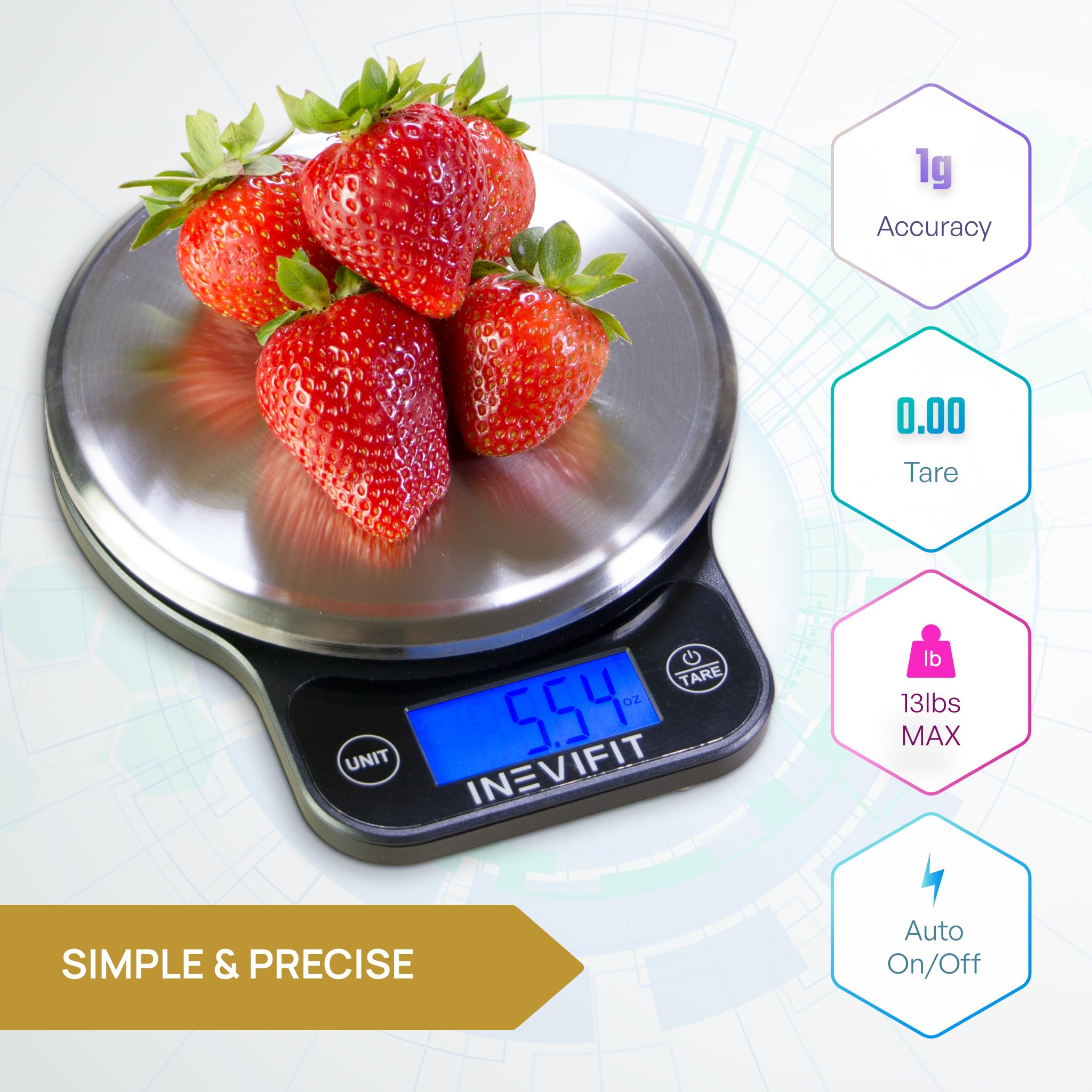INEVIFIT Digital Kitchen Scale
