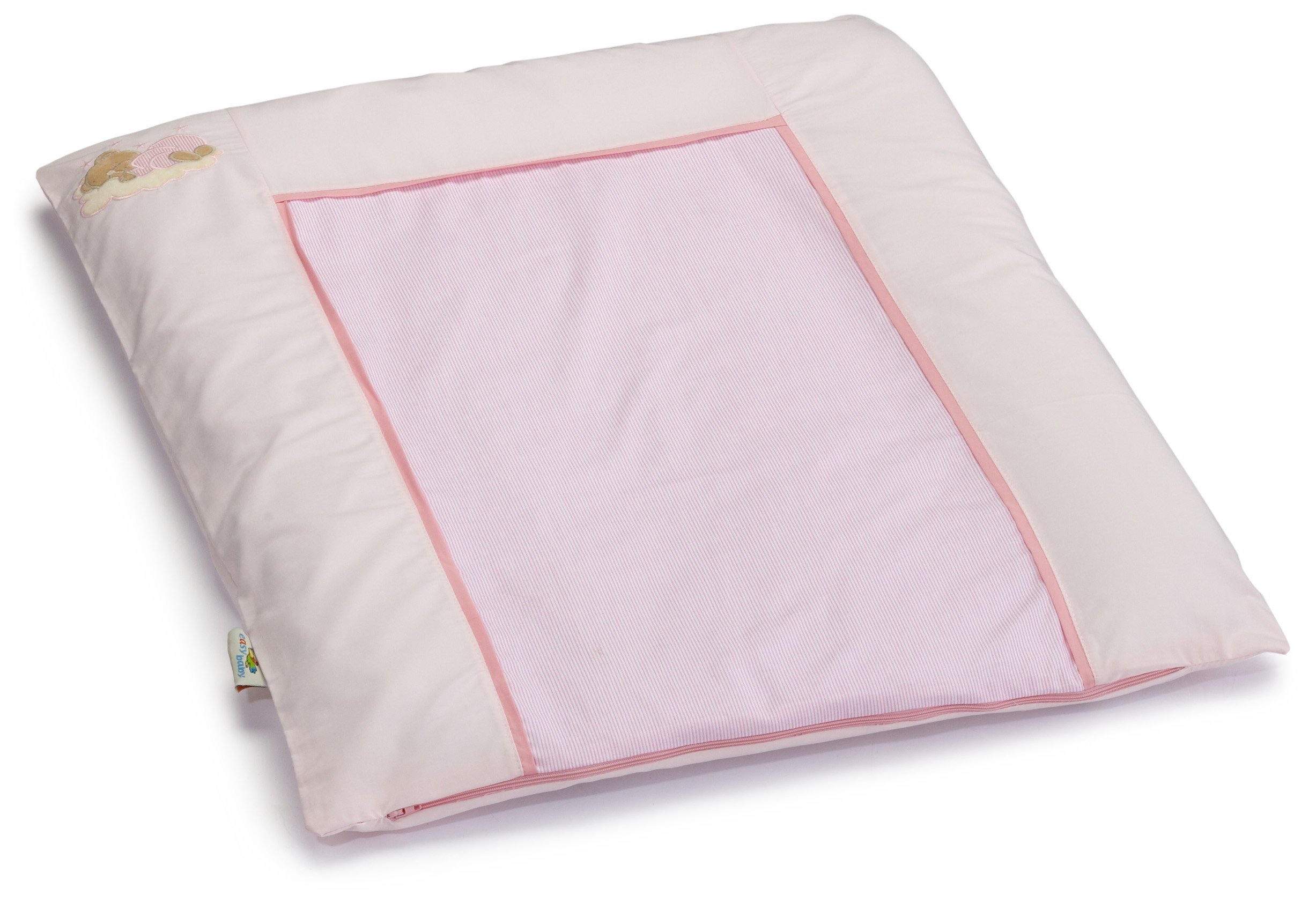 Easy Baby Fabric Changing Mat 55/70 cm Sleeping Bear Rose