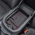 JDMCAR Center Console Tray Organizer Compatible with Toyota RAV4 Accessories 2019-2024 2025 and 2021-2025 RAV4 Prime, Armrest Insert Container ABS Material Secondary Storage Box-Red